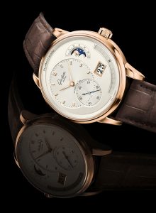 Reloj Glashütte esfera blanca correa de cuero