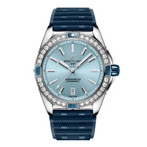 breitling super chronomat automatico 38mm azul diamantes chocron joyeros distribuidor oficial