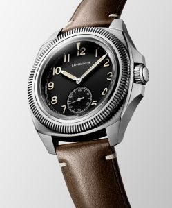 reloj suizo Longines Pilot Majetek vista frontal