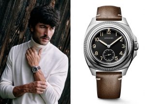 Actor Javier Rey con reloj Longines Pilot Majetek