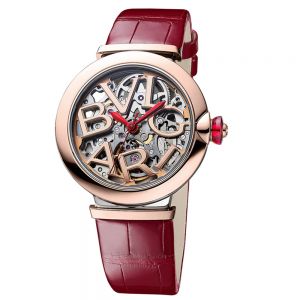 Bulgari Lvcea Skeleton Oro Rosa 33 mm