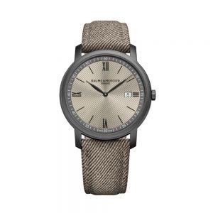 Baume et Mercier Classima esfera gris correa 42mm