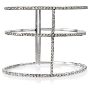 Pulsera-brazalete-oro-blanco-diamantes - ref J5522PLB