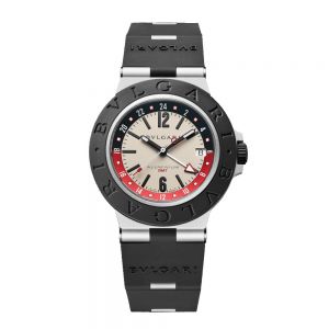  Bulgari Aluminium GMT esfera blanca 40mm