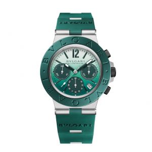 Bulgari Aluminium Smeraldo Edition esfera verde 40mm