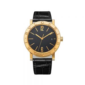 Bulgari Bulgari esfera negra con caja de oro 18qt 38mm