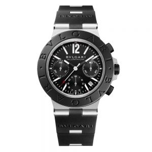 Bulgari Aluminium Chrono titanio negro 41mm