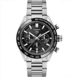TAG Heuer Carrera Calibre Heuer 02 Chronograph 44mm Esfera Negra