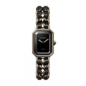 chanel-premiere-edition-originale-negro-brazalete-oro-acero26mm-h6951-chocron-joyeros