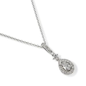 Colgante_oro_blanco_diamante_pera_diamantes_ Ref J6100CLB_Chocrón Joyeros
