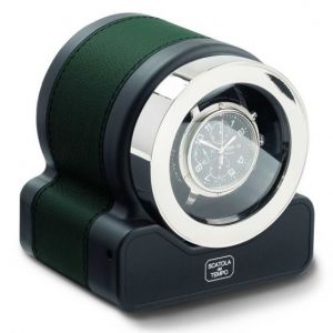 rotor de un reloj Scatola del Tempo en piel verde - Chocrón Joyeros- 3008GR