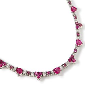 gargantilla-oro-blanco-diamantes-rubies- Ref J6102CB