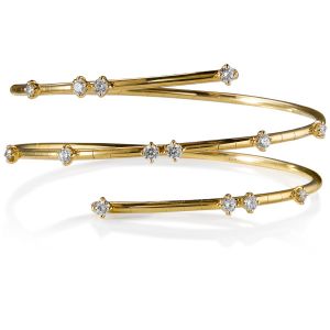 pulsera-muelle-3-vueltas-oro-amarillo-diamantes-rombo - Ref J5640PLB