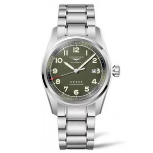 Longines Spirit esfera verde barazalete 42mm