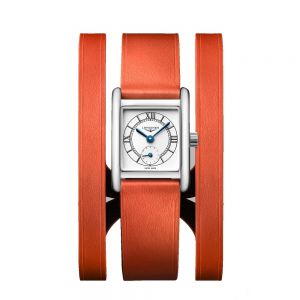 Longines Mini Dolcevita correa naranja