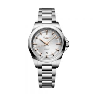 Longines Conquest esfera plata 30mm