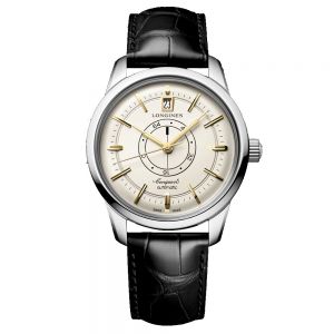 Longines Conquest Heritage Central Power Rererve esfera champán 38mm