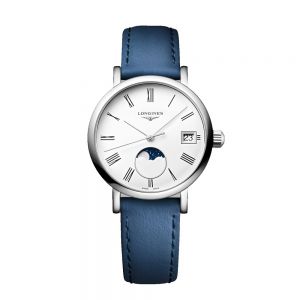 Longines Elegant Collection esfera blanca correa 30mm