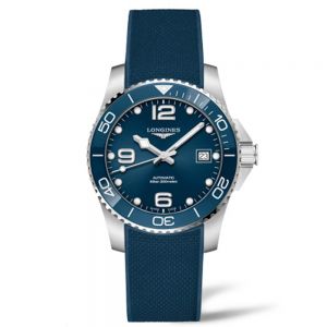 Longines Hydroconquest  reloj de 39mm Acero Esfera Azul Caucho_L37804969_Chocron Joyeros Distribuidor Oficial