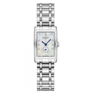 Longines DolceVita de acero índices brillantes