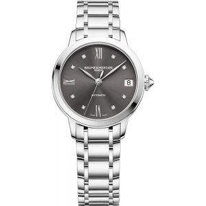 Baume & Mercier Classima Lady 31mm esfera antracita y brillantes