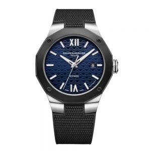 Baume et Mercier Riviera 10768 esfera azul 42mm