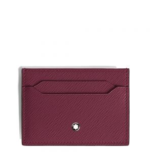 Montblanc Portatarjetas Sartorial para 5 tarjetas burdeos