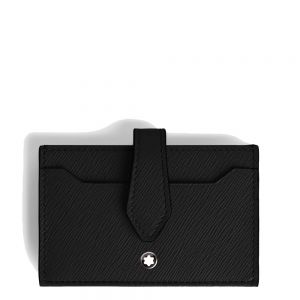 Montblanc Sartorial Portatarjetas para 5 tarjetas con cierre negro