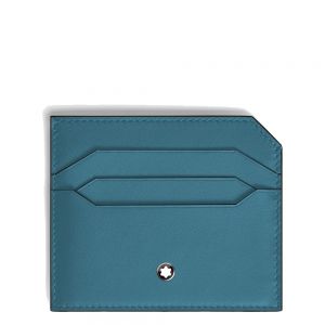 Montblanc Soft Portatarjetas para 6 tarjetas azul