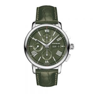 Montblanc Star Legacy Chronograph Day & Date esfera verde 43mm