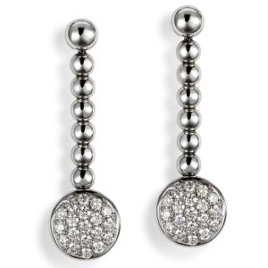 pendientes-bubbles-oro-blanco-diamantes-brillantes - Ref J4187PB Chocrón Joyeros