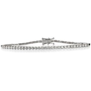 Pulsera-riviere-oro-blanco-diamantes - Ref J6141PLB_Chocrón Joyeros