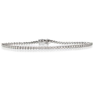Pulsera-riviere-oro-blanco-diamantes-brillantes-garra Ref J5400PLB_Chocrón Joyeros