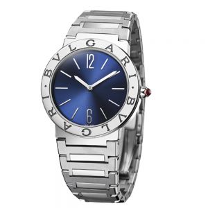 Bulgari Bulgari Lady Acero 33 mm Cuarzo Esfera Azul