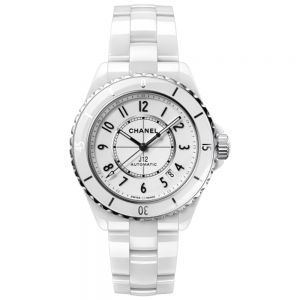 CHANEL J12 Cerámica blanca y acero 38mm