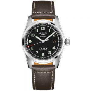 Longines Spirit Acero Esfera Negra 40 mm Auto