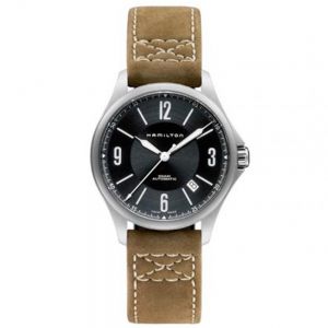 Hamilton Khaki Aviation Auto 38 mm Piel
