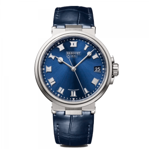 reloj Breguet Marine 40mm titanio azul piel coco_5517TI-Y1-9ZU_Chocrón Joyeros