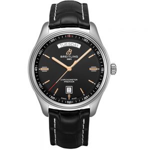 Reloj Breitling Premier automático 40mm Day&Date esfera negra