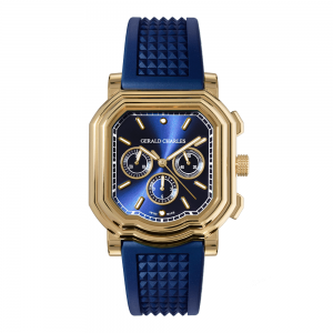 reloj Gerald charles Maestro crono oro y azul_GC3.0-RG-01_Chocrón Joyeros