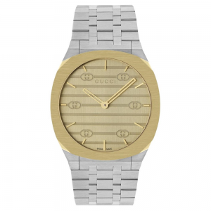 Reloj GUCCI 25H de 38 mm Esfera Dorada