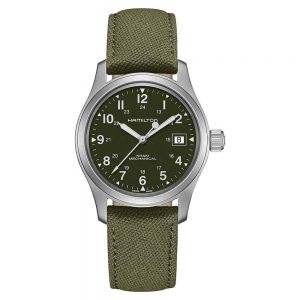 reloj Hamilton Khaki verde 38mm_H69439363_Chocrón Joyeros