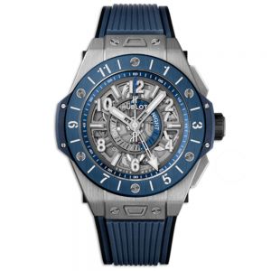 Hublot Big Bang Unico GMT Titanio y cerámica azul