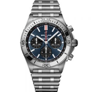 Breitling Chronomat B01 Cronógrafo Azul 42mm acero