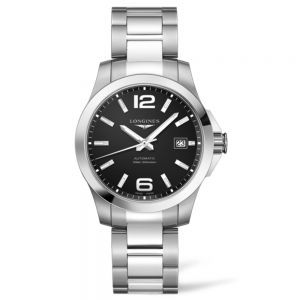 Longines Conquest 39mm esfera negra