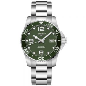 Longines Hydroconquest 41mm acero esfera verde