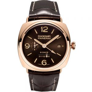 Panerai Radiomir 8 días GMT de oro rosa