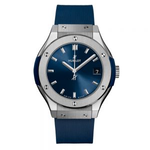 Hublot Classic Fusion titanio azul 33mm