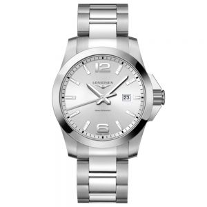 Longines Conquest 43mm esfera silver