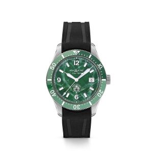 Montblanc 1858 Iced Sea Automatic Date Esfera Verde Caucho